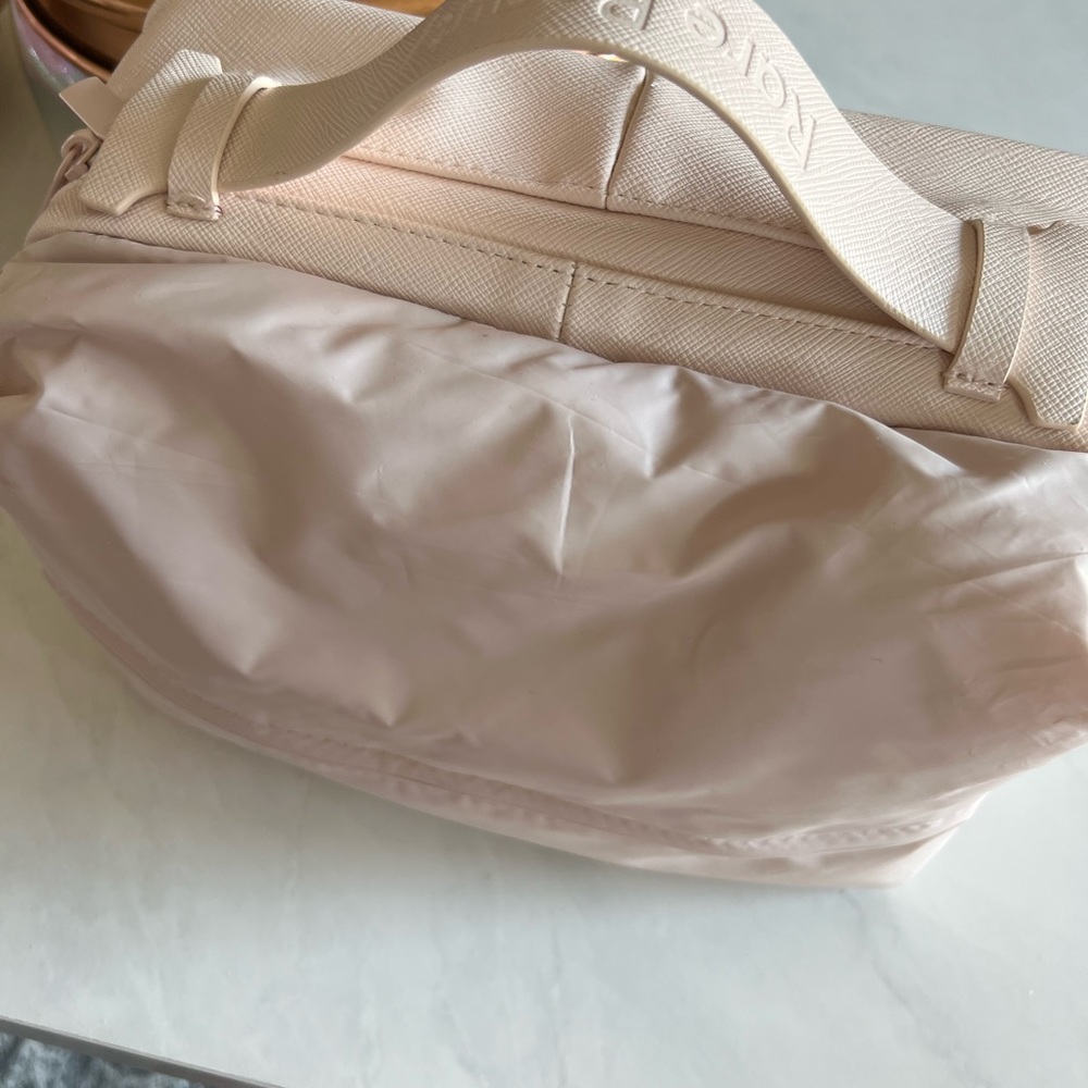 Last one!! Rare Beauty Puffy Travel Cosmetic Bag sold out pale pink